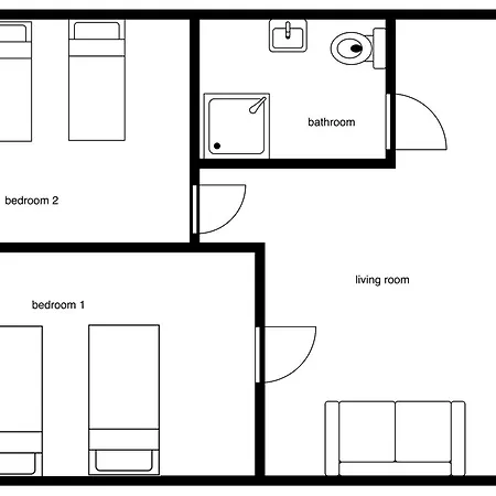 Apartman Grecinieku Old Town Two Bedroom